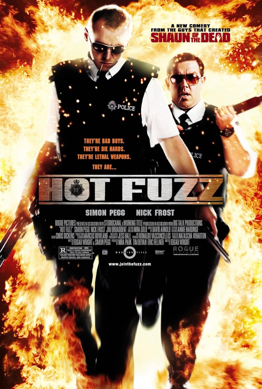 دانلود دوبله فارسی فیلم Hot Fuzz 2007