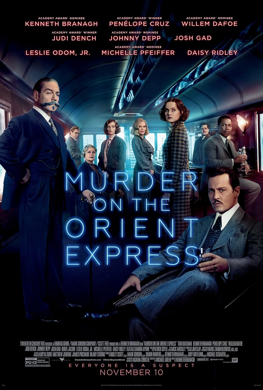 دانلود فیلم Murder on the Orient Express 2017 با زیرنویس چسبیده